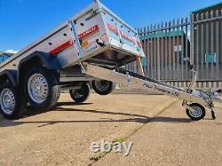 New Car Tipping Trailer 8,7 Ft X 4,1 Ft 750kg Twin Axle @paul Trailers Ltd