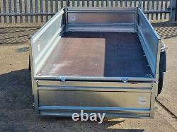 New Car Tipping Trailer 8,7 Ft X 4,1 Ft 750kg Twin Axle @paul Trailers Ltd