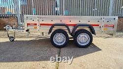 New Car Tipping Trailer 8,7 Ft X 4,1 Ft 750kg Twin Axle @paul Trailers Ltd