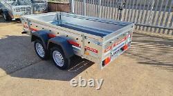 New Car Tipping Trailer 8,7 Ft X 4,1 Ft 750kg Twin Axle @paul Trailers Ltd