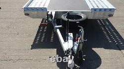 New Car Trailer 16,4ft X 6,6ft 3000kg Twin Axle Al-ko Car Transporter