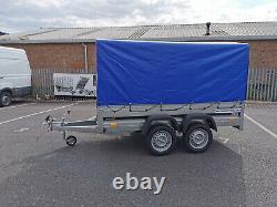 New Car Trailer 263 x 125cm Twin Axle 750kg Top Cover Canopy