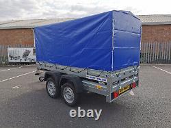 New Car Trailer 263 x 125cm Twin Axle 750kg Top Cover Canopy