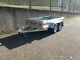 New Car Trailer 263 X 125cm Unbraked 750kg Twin Axle 8,7 Ft X 4,1 Ft