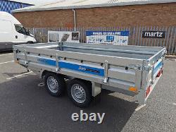New Car Trailer Flat Bed 10ft x 5ft Twin Axle 750kg Flat Cover