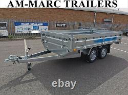 New Car Trailer Flat Bed 3m x 1.5m Twin Axle 750kg