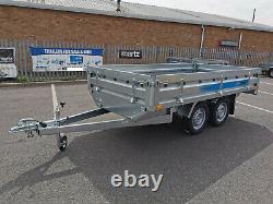 New Car Trailer Flat Bed 3m x 1.5m Twin Axle 750kg