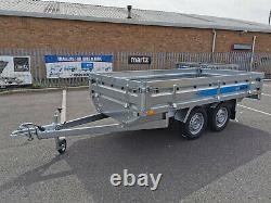 New Car Trailer Flat Bed 3m x 1.5m Twin Axle 750kg