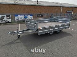 New Car Trailer Flat Bed 3m x 1.5m Twin Axle 750kg