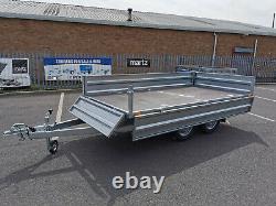 New Car Trailer Flat Bed 3m x 1.5m Twin Axle 750kg