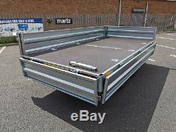 New Car Trailer MAGICUS flatbed 3 x 1.5 twin axle 750kg 9.10 x 4.11ft FLAT BED