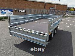 New Car Trailer MAGICUS flatbed 3 x 1.5 twin axle 750kg 9.10 x 4.11ft FLAT BED