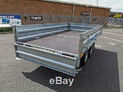 New Car Trailer MAGICUS flatbed 3m x 1.5 twin axle 750kg 10 x 4.2ft