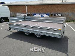 New Car Trailer MAGICUS flatbed 3m x 1.5 twin axle 750kg 10 x 4.2ft