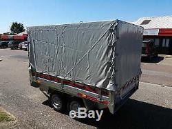 New Car Trailer Twin Axle 10ft x 5ft 750 kg Frame & Canopy