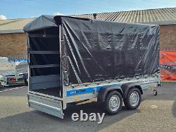 New Car Trailer Twin Axle Box 3 x 150cm Cover