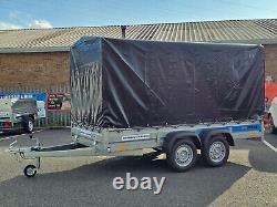 New Car Trailer Twin Axle Box 3 x 150cm Cover