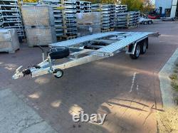 New Car Transporter 14.10ft x 6.11ft Twin Axle 2700kg Trailer Beavertail