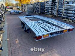 New Car Transporter 4,5m x 2,10m Twin Axle 2700kg Trailer Beavertail