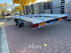 New Car Transporter 4,5m x 2,10m Twin Axle 2700kg Trailer Beavertail
