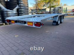New Car Transporter 4,5m x 2,10m Twin Axle 2700kg Trailer Beavertail