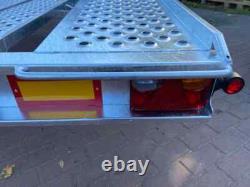 New Car Transporter 4,5m x 2,10m Twin Axle 2700kg Trailer Beavertail