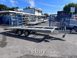 New Car Transporter Trailer Jupiter Twin Axle 16.7ft x 6.9ft 500cm x210cm 3500kg