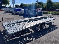 New Car Transporter Trailer Jupiter Twin Axle 16.7ft x 6.9ft 500cm x210cm 3500kg