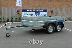 New Car trailer twin axle 8'8 x 4'2 Faro SOLIDUS 263cm x 125cm GWV750kg