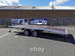 New Car transporter trailer JUPITER 4.5 x 2.1m Twin Axle Beavertail GVW 2700kg