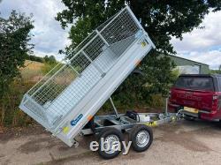 New Debon PW0.2 Electric Tipper Trailer with MESH 2000kg 8ft x 5ft INC VAT