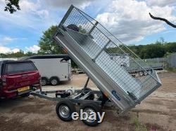 New Debon PW0.2 Electric Tipper Trailer with MESH 2000kg 8ft x 5ft INC VAT