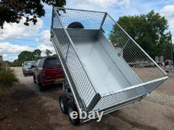 New Debon PW0.2 Electric Tipper Trailer with MESH 2000kg 8ft x 5ft INC VAT