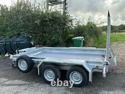 New Graham Edwards 10ft x 5ft 10in Plant Trailer Twin Axle Ramp 3.5ton 3,500kg