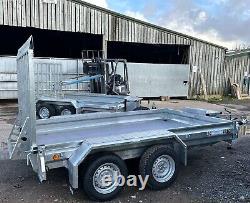 New Graham Edwards 10ft x 5ft 10in Plant Trailer Twin Axle Ramp 3.5ton 3,500kg