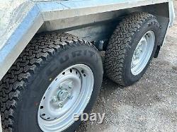 New Graham Edwards 10ft x 5ft 10in Plant Trailer Twin Axle Ramps 3.5ton 3,500kg