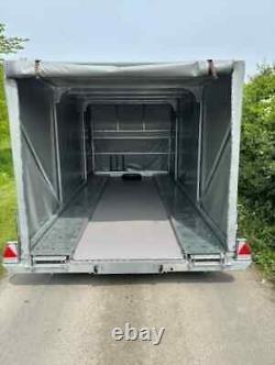 New Graham Edwards 16ft x 6ft 6in Twin Axle Enclosed Car Transporter Car Trailer