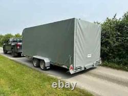 New Graham Edwards 16ft x 6ft 6in Twin Axle Enclosed Car Transporter Car Trailer