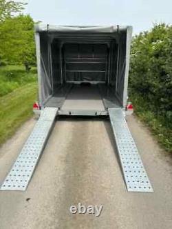 New Graham Edwards 16ft x 6ft 6in Twin Axle Enclosed Car Transporter Car Trailer