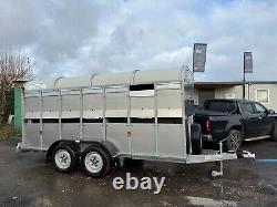 New Graham Edwards GET146 14ft x 5ft 8in Livestock Trailer Cattle gate Twin Axle