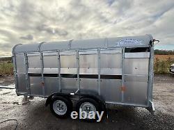 New Graham Edwards GET146 14ft x 5ft 8in Livestock Trailer Cattle gate Twin Axle