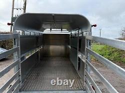 New Graham Edwards GET146 14ft x 5ft 8in Livestock Trailer Cattle gate Twin Axle