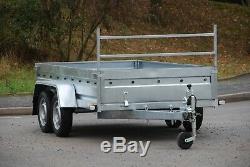 New Ladder Rack 4 Trailer 10ft X 5ft Twin Axle 750kg Flatbed + A Free Trailer