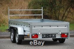 New Ladder Rack 4 Trailer 10ft X 5ft Twin Axle 750kg Flatbed + A Free Trailer