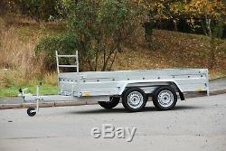 New Ladder Rack 4 Trailer 10ft X 5ft Twin Axle 750kg Flatbed + A Free Trailer