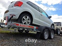 New Temared 2000Kg CarFlat 4.0mx1.85m twin axle tiltbed car transport trailer