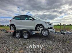 New Temared 2000Kg CarFlat 4.0mx1.85m twin axle tiltbed car transport trailer