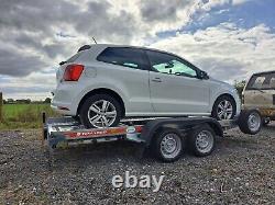 New Temared 2000Kg CarFlat 4.0mx1.85m twin axle tiltbed car transport trailer