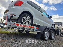 New Temared 2000Kg CarFlat 4.0mx1.85m twin axle tiltbed car transport trailer