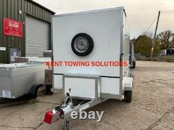 New Tickners GB966 9ft x 6ft x 6.5ft Braked Box Van Trailer + Side Door 1800kg